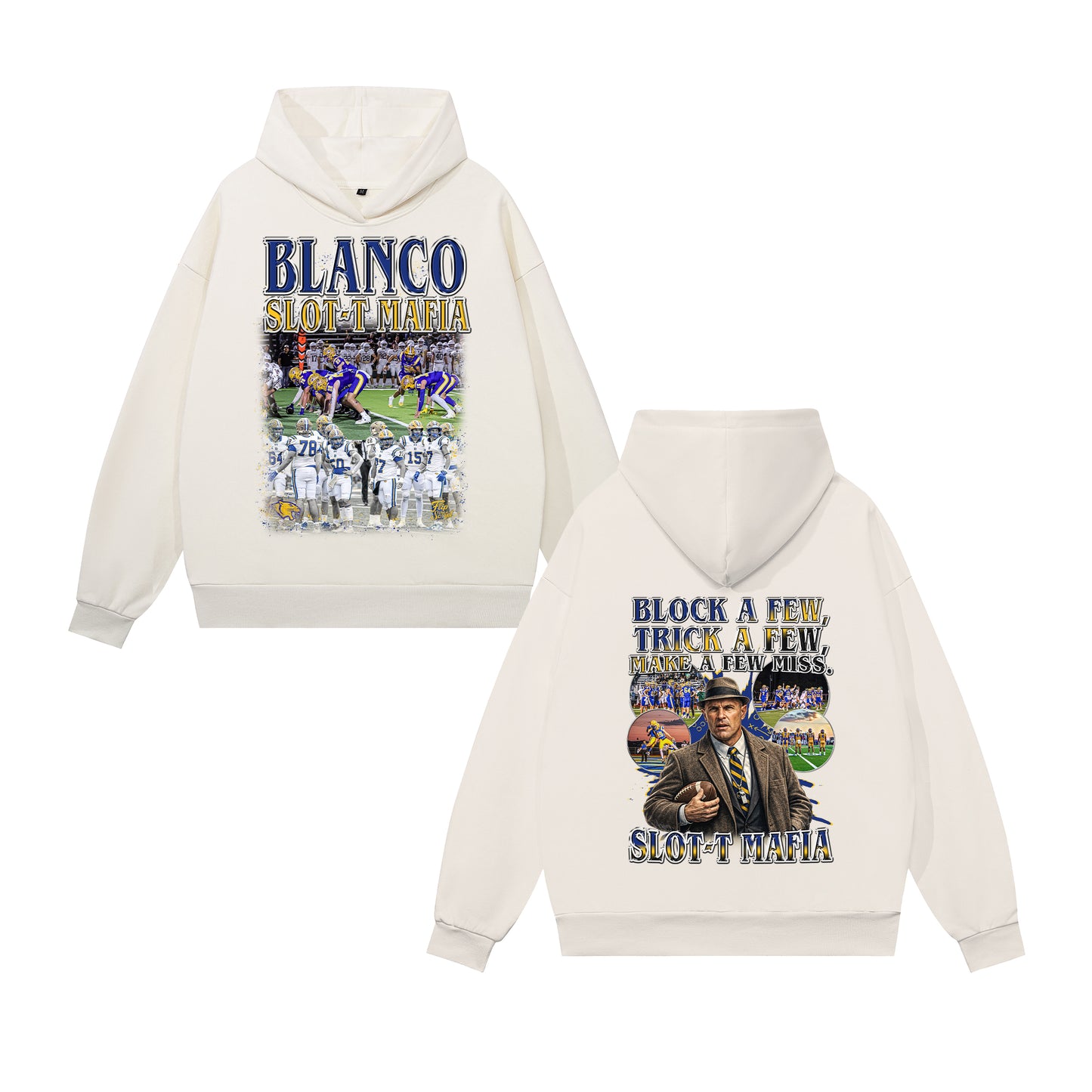 Blanco Slot-T Mafia Heavyweight Hidden Pocket Fleece Hoodie