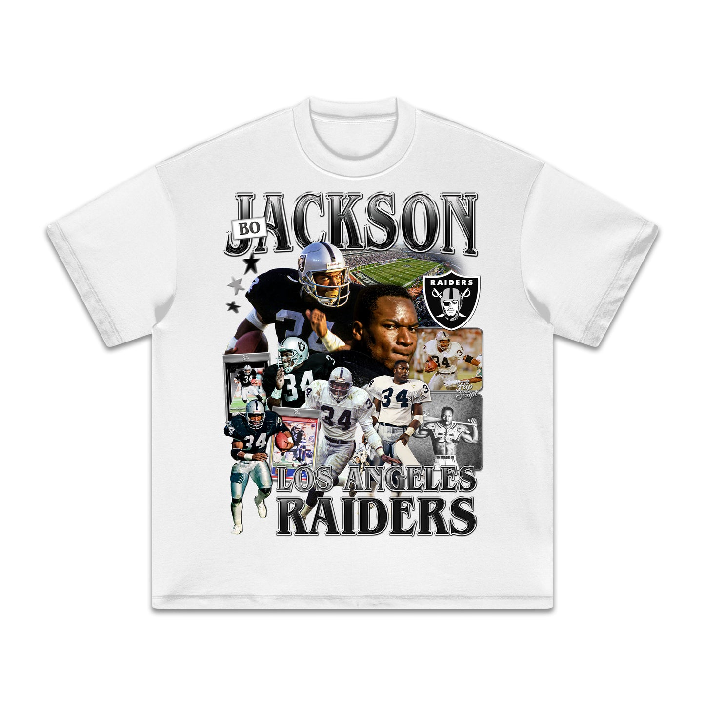 Raider Bo Jackson HEAVY Cotton Tee